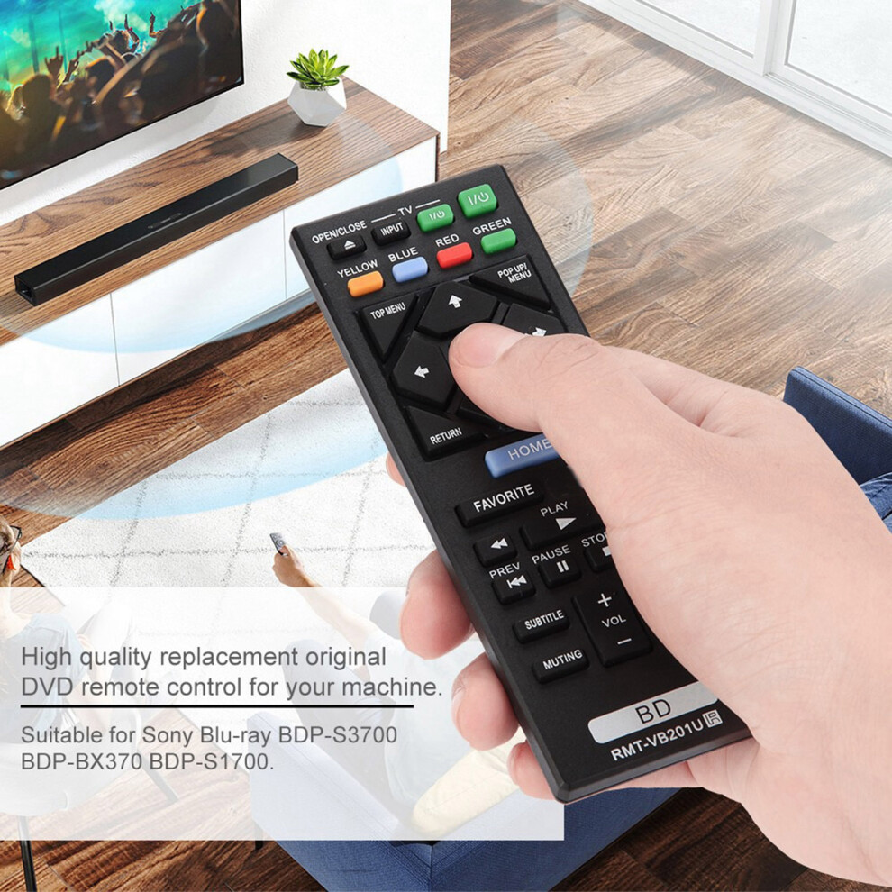 Rmtvb201u Remote For Sony Blu-Ray Players 7340572021601