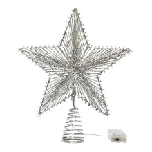 Étoile de Noël en fer forgé à 5 branches (1 pièce)