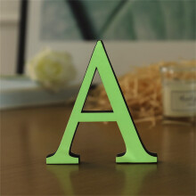 Stickers muraux en acrylique effet miroir 3D Giyblacko (26 lettres)
