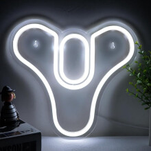 Dekoracja ścienna z neonem LED 11x10 cali