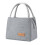 Isolierte Lunchtasche aus Oxford-Gewebe, grau 1