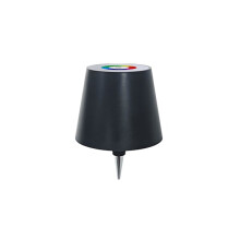 Trådlös flasklampa med touchfunktion, dimbar LED, svart