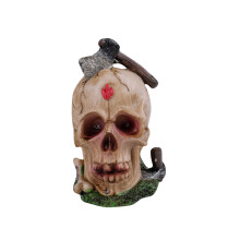 Halloween skull ornaments resin horror decoration set