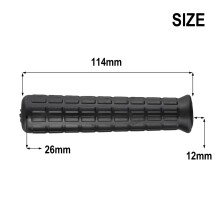 DAMIFU tuleje gumowe do uchwytów taczek 2 szt. 114x12mm