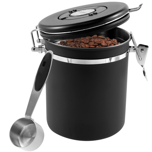 Kaffebeholder 304 rustfrit stål 1,5 l lufttæt