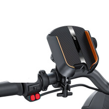 Phone Holder for Scooter E-Bike Motorcycle-Black handlebar