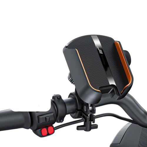 Phone Holder for Scooter E-Bike Motorcycle-Black handlebar