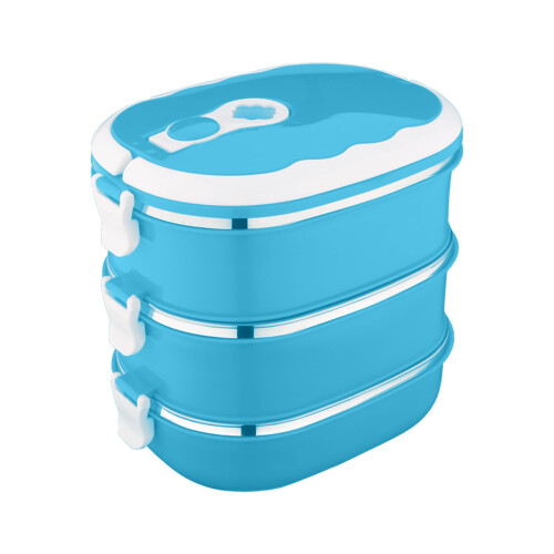 TUOBARR Edelstahl-Lunchbox, 3-lagig, 2700 ml