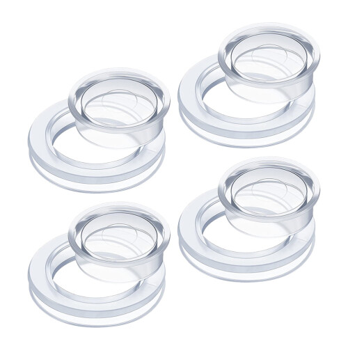 Conjunto de 4 Anéis de Silicone para Guarda-Sol de Pátio