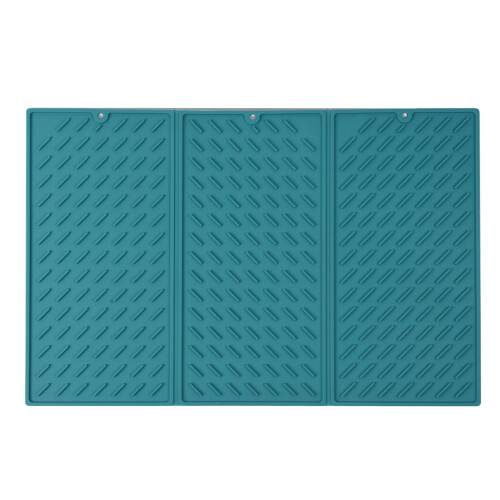 Silikon oppvaskmatte 61x40cm sklisikker sammenleggbar