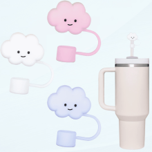 Couvre-pailles en forme de nuage pour gobelet Stanley (lot de 3)