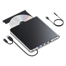 Externes Laufwerk mit USB3.0 USB2.0-Anschluss, Kartensteckplatz,