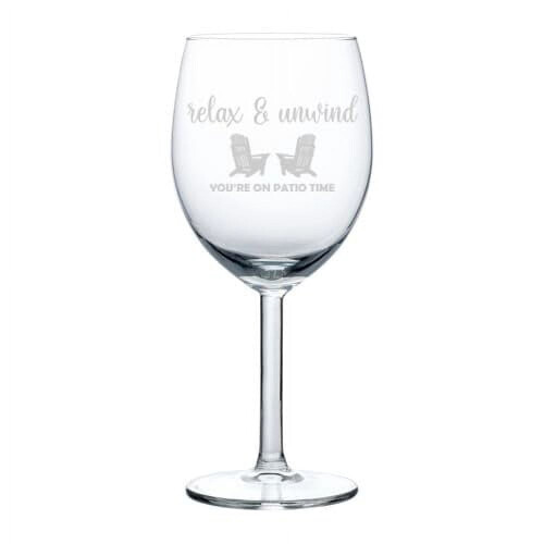 Bicchiere da vino, calice, relax e distensione in terrazza, 295 ml