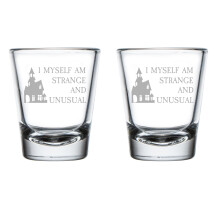 Coffret de 2 verres à shot 50 ml (1,75 oz) - Cadeau d'Halloween