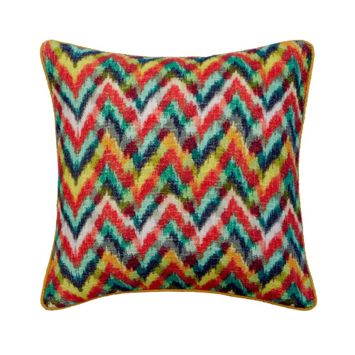Față de pernă din pânză de sac galbenă 30x30 cm, pachet de 2