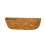 Forro para maceta rectangular colgante de fibra natural 1