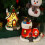 Kerstdorpje met huisje van hars en LED-verlichting 3