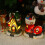 Kerstdorpje met huisje van hars en LED-verlichting 5