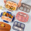Marmita portátil Jacenvly Bento Box com talheres 1
