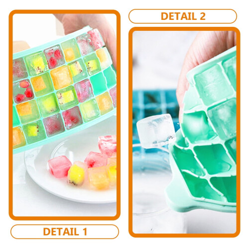 Moule à glaçons en silicone alimentaire, 12 cavités 1