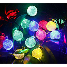 Solar String Ball Lights Outdoor Waterproof 20ft 30 LED