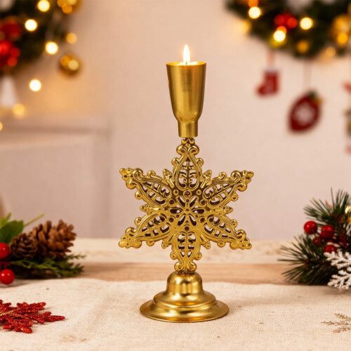 Romantic Iron Candlestick Holders for Valentine's Day –