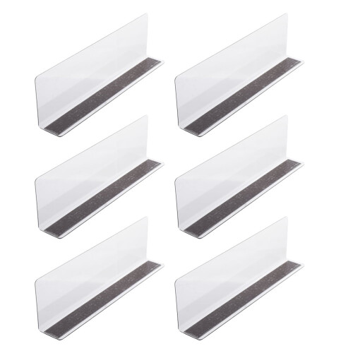 Plastikowy separator do półek z PVC 6 szt.