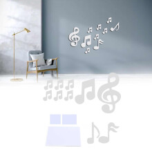 DIY Embossed Music Note Decals