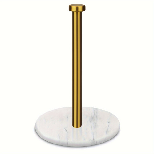 Porte-essuie-tout avec base en marbre lestée, 18 cm