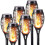 Lampes torches solaires d'extérieur étanches, lot de 6 1
