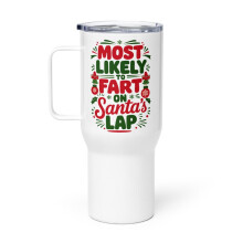 Mug de voyage de Noël assorti pour toute la famille avec poignée