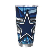 Gobelet isotherme Cowboys Football en acier inoxydable 304, 590 ml (20 oz).