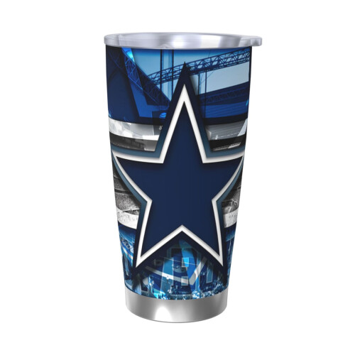 Θερμός ποδοσφαίρου Cowboys Cup304 από ανοξείδωτο ατσάλι20oz