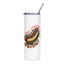 Gobelet humoristique Hot-dog blanc 59 cl