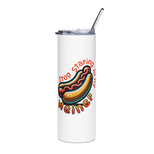 Grappige Hotdog-beker, wit, 590 ml