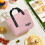 Geïsoleerde lunchtas voor dames, compacte herbruikbare koeltas. 1