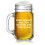Mug en verre Mason Jar avec anse, 473 ml (16 oz). 1