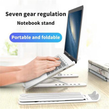 Laptop- en tabletstandaard, opvouwbaar, draagbaar, bureaublad