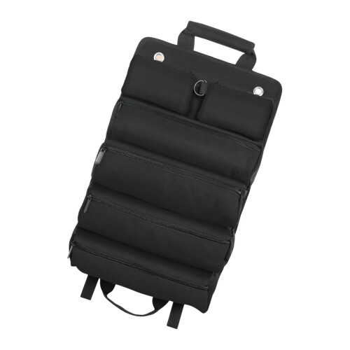 Robuste, wasserdichte Werkzeug-Rolltasche mit-Schwarz