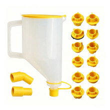 Leak Proof Oil Funnel Kit Multiple Vehicle Oil Filler 15Pc for