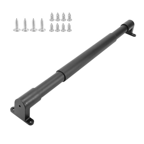 Lightweight Aluminum Plastic Telescoping Door Handle For-Black