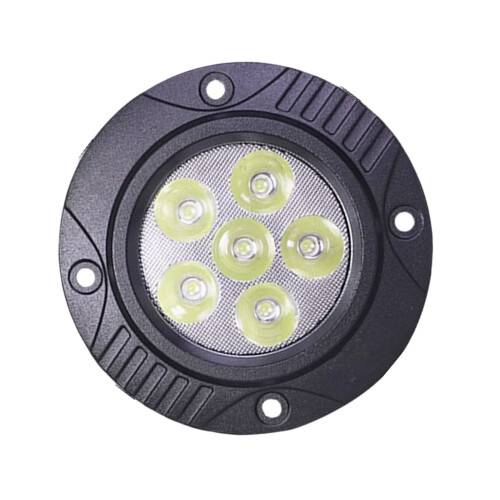 Work Light Square LED Pod Light with Wide Angle-Black