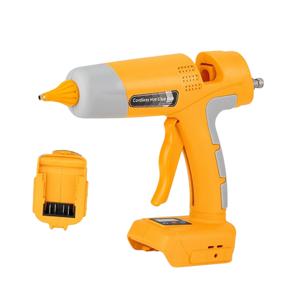 Battery Operated Hot Glues Guns Fast Heating Hot Glues-Yellow 7627001532700