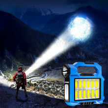 Bocqde Solar Buitenwerklamp, Blauw, 1 stuk