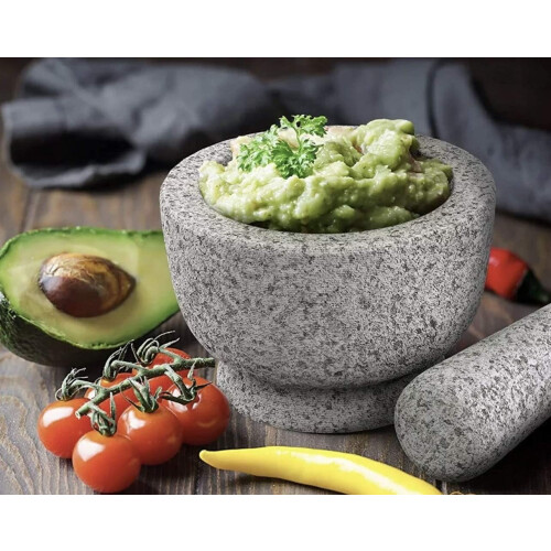 Molcajete, mortier et pilon