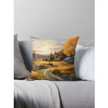AIVO New Englandin syksyinen koristetyynyn päällinen 18x18 tuumaa