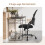 Ergonomic Office Chair Black Mid-Back with Lumbar Support 3