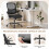 Ergonomic Office Chair Black Mid-Back with Lumbar Support 4