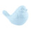 French blue glazed ceramic bird figurine 1 piece 2