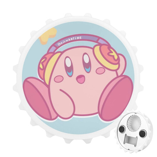 Ανοιχτήρι μπουκαλιών Kirby με μαγνητικό αυτοκόλλητο ψυγείου, 1 τεμάχιο